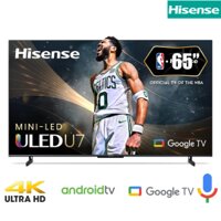 TV Hisense 65-inches ULED 4K 65U7K 144Hz - MiniLED; Vidaa OS; Local Dimming Full Array; Loa Dolby Atmos 40W