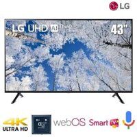 TV LG 43-inch 4K UQ7050 60Hz - webOS 22; Bộ xử lý AI α5 Gen5; Loa 2.0 20W; Khiển thông minh MR22