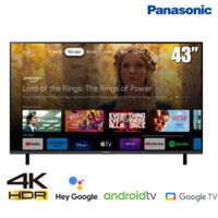 TV Panasonic 43-inch TH-43MXX650V ( 4K, Google TV, HDR10/10+, 60Hz, Loa 20W + 10W,95 x60.9 x 21.7 )