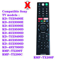 TV Remote Control For Sony TV RMT-TZ300A RMF-TX200P RMF-TX200E RMF-TX200U RMF-TX200B RMF-TX201U RMF-TX200A KD-75X9400E KD-55X9300E KD-65X9300E KD-55X8500D