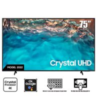 TV Samsung 75-inch 4K BU8000- Tizen; Google Assistant; PQI 2200; Loa OTS Lite 20W