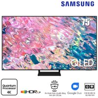 TV Samsung 75-inch Q60B - QLED 4K , Voice Search , PQI 3100 , Dual LED , MultiView , Siêu mỏng 26.6mm