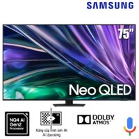 TV Samsung 75-inch QN85D - QLED 4K, chip AI NQ4 thế hệ 2 với 20 mạng mô phỏng thần kinh , tần số quét 120Hz, chân đế Hexagon, Dolby Atmos-40W ( Model 2024 -NEW)