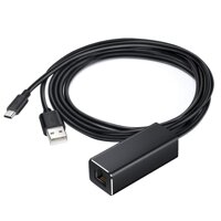 TV Stick HD 480 Mbps Micro USB2.0 Để RJ45 Ethernet 10/100 Mbps CHO Hỏa Lực Mới TV/Google Home mini/Chromecast Ultra đen