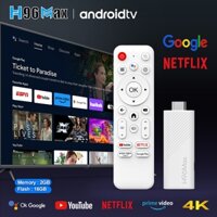 Tv stick sản phẩm có hệ điều hành adroid 14.0 bộ nhớ 16gb phù hợp giải trí gia đình H96MAX H313 tv stick bảo hành 1 năm