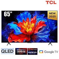TV TCL 65-inch 4K QLED TV 65P8K, WIFI 5, 144Hz, Google TV, Bộ xử lý AiPQ, Công nghệ Dolby Vision, loa 20W, Đèn nền: ONKYO 2.1 SOUND SYSTEM, LED nền (Direct LED), Tấm nền: HVA,