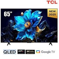 TV TCL 65-inch 4K QLED TV 65P7K , WIFI 5, 60Hz, Google TV, Bộ xử lý AiPQ, Công nghệ Dolby Vision, loa 20W, Đèn nền: LED nền (Direct LED), Tấm nền: HVA