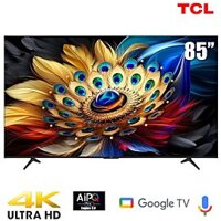 TV TCL 85inch QLED 4K 85C69B 60Hz - loa Onkyo 2.1; 450 nits; Chip AIPQ Engine 3.0; Tìm kiếm giọng nói rảnh tay\