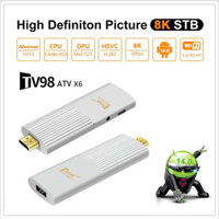 TV98 ATV X6 TV Stick Android 14 Wifi 4G 5G 8K 4K H313 Máy phát media PK TV98 ATV 8K BT5.0 2GB 8GB Điều khiển bằng giọng nói iptv Smart TV Box ITWI