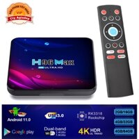 TVBOX H96max Android 11 + Điều khiển giọng nói Truy cập Wifi Internet
