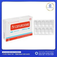 TV.Cefuroxime 500mg trị nhiễm khuẩn (3 vỉ x 10 viên)