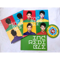 tvxq dbsk jyj Xia  Junsu mini album incredible đã khui seal, gồm CD photobook như hình.