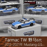 TW-Car Model—Tarmac TWGerman Police Car164RV Sports Car ModelMustangWild Horse6GenerationGTSuitable for Ford 9YIN