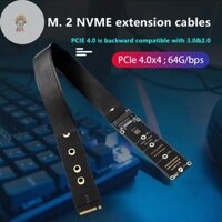 Twe Giao Thức Kép PCIE4.0 M.2 M Chìa Khóa NVME Cáp Nối Dài Nâng Thẻ SSD Adapter Cho 2230 2242 2260 2280 M.2 PCI-e / M2 NGFF SATA SSD VN