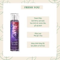 Twilight Woods - Full Size Xịt Thơm Toàn Thân Bath & Body Works (Body Mist, Lotion, Sữa tắm) - fresh you