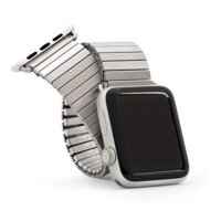 Twist-O-Flex Metal Expansion 38mm / 40mm Stainless Steel Stretch Watchband Replacement for Smart Watch Watch Series 1, 2, 3, 4, 5 and 6 in Brushed,...