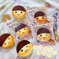 Twodots Baby Face Emoji Biscuit Đồ chơi giải nén Squishy