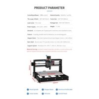 Twotrees 3018 PRO CNC TTC3018S Laser Khắc Đa Năng Router Máy GRBL DIY Cho Nhựa Acrylic Gỗ PCB Khắc