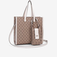 TX MONOGRAM CANVAS 68317 LIGHT - WHITE