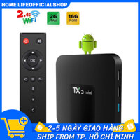 TX3 MINI 4K H.265 2G 16G 2.4G WiFi Set Top Box Media Trình nhận Android Mini Smart TV Box