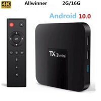 Tx3mini A Set-Top Box H313 2Gb/16Gb Native Android 10.0 4K Hd Network Tv Box