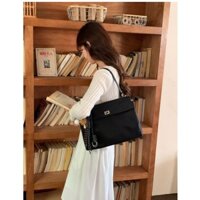 (TX46) Túi Xách To Đựng Máy Tính, Túi Tote Vải Thô Xachs Tay Đeo Vai Đi Học, Đi Làm Dung Lượng Lớn