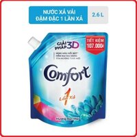 TXF TYDB Nước xả vải Comfort đậm đặc 1 Lần Xả Hương Ban Mai 2.6L (Túi) Mẫu có vòi 44