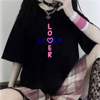 Txt Loser Lover In Hình Áo Thun Nam Kpop Bông Tai Kẹp Áo cotton