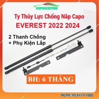 Ty capo tự động, thanh thủy lực chống nắp capo EVEREST 2022-2023-2024 hỗ trợ mở tự động