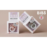 Ty Giả BIBS Delux Đan Mạch Núm Ngậm Tròn Cho Bé Chính Hãng Chất Liệu Silicone Mềm Mại