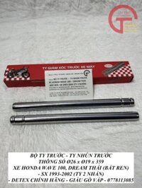 Ty Giảm Xóc Trước Xe Wave 100, Dream Thái (Bắt Ren) Hàng Detex.JSC Chính Hãng
