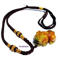 Tỳ Hưu Cẩm Thạch Vàng Tự Nhiên GEMBANK