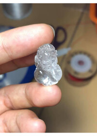 Tỳ Hưu Phong Thuỷ Đá Thạch Anh Trắng