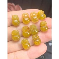 Tỳ hưu Thiên lộc Thạch anh tóc vàng (làm mặt nhẫn hoặc mặt dây) Thần Tài Gems