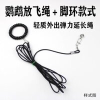 [Tỷ lệ đánh giá tích cực 93%] Dây chim cho vẹt để cắm dây bay và đi chơi cho người đi bộ, hoa mẫu đơn, Phượng hoàng đen, Lar