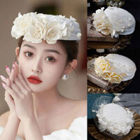 [Tỷ lệ khen ngợi 91%] Mũ đội đầu cô dâu kiểu Pháp phong cách phương Tây, phong cách Hepburn retro, phụ kiện tóc Ren Thanh Lịch, phụ kiện ảnh tinh tế