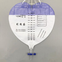 [Tỷ lệ khen ngợi 91%] Túi thoát nước dùng một lần y tế Yukang Túi đựng nước tiểu ống thông chống chảy ngược Túi đựng nước tiểu mở rộng dày 2000ml