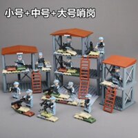 Tỷ lệ khen ngợi 91% Tương thích với các khối xây dựng Lego Thế chiến II Đường thứ tám Quân đội Người lính nhân vật nhỏ Còi Bàn quan sát Còi Tháp Còi Gang Hội Bo