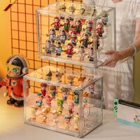 [Tỷ lệ khen ngợi 94%] Tủ trưng bày bằng tay Khối xây dựng Lego Hộp lưu trữ trong suốt Đồ chơi trẻ em Hộ gia đình Vỏ bụi Mô hình Kệ trưng bày 3.28