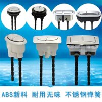 [Tỷ lệ khen ngợi 95%] Phụ kiện bồn cầu, nút hình chữ nhật hình bầu dục, bồn cầu ngồi xổm, công tắc nút nhấn kép tròn, thông dụng