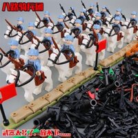 Tỷ lệ khen ngợi 95% Tương thích với Lego Chiến tranh thế giới thứ hai Mô hình nhỏ Chiến đấu quân đội tám đường Nhân vật phản diện Khối xây dựng lắp ráp Người quân đội Trẻ em