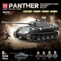 [Tỷ lệ khen ngợi 95%] Tương thích với các khối xây dựng Lego Leopard Tank Tiger Track Type Chiến tranh thế giới II Quân đội Trẻ em Bé trai Đồ chơi lắp ráp 2101