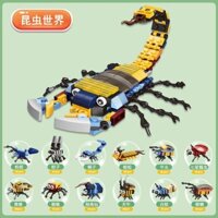 [Tỷ lệ khen ngợi 99%] Tương thích với Lego Scorpion Động vật Côn trùng Thế giới Khủng long Khối xây dựng Viên nang Đồ chơi bí ẩn Hộp đồ chơi lắp ráp trẻ em 6 đến 12 tuổi 2813