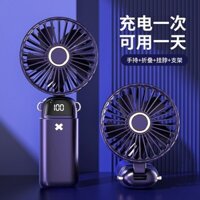 Tỷ Lệ Khen ngợi Siêu 98% Cầm Tay Có Thể Treo Cổ Giá Đỡ Điện Thoại Di Động Mini Sạc Quạt Điện Bàn Văn Phòng Ký Túc Xá Đa Năng Quạt Di Động FS216