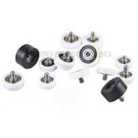 Tỷ lệ mua lại 42% 626 608 Bánh xe chịu lực bọc nhựa EBHS Ròng rọc với ốc vít bằng thép không gỉ Plus Vòng bi thanh Nam Chủ đề m6M8