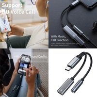 Ty Loại C đến 3 5mm Bộ Chuyển Đổi Tai Nghe Dây Sạc Với Loại 60W Sạc Nhanh Phụ Trợ Cắm Dongle Cáp Cho Điện Thoại 1