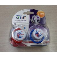 Ty ngậm Avent Silicone 6-8m - đôi