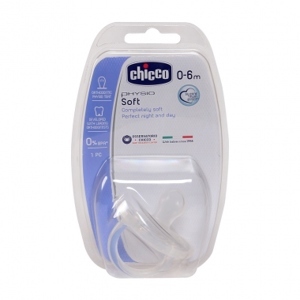 Ty ngậm Chicco Silicone Physio 01808