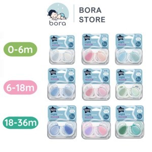 Ty ngậm dạ quang cho bé Tommee Tippee Night Time - 0-6 tháng, vỉ 1 cái