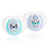 Ty ngậm dạ quang cho bé Tommee Tippee Night Time 0-6 tháng (vỉ đôi)